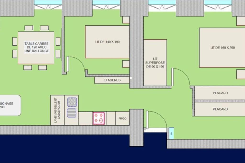 Appartement Familial T3 Avec Sauna 8 Personnes 오-본느 외부 사진